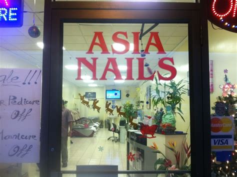 Asia nails salon - 213 reviews and 167 photos of Asia Nails Salon "This is the local place I go to for a quick eyebrow wax, mani, and/or pedi. The man who owns it is …
